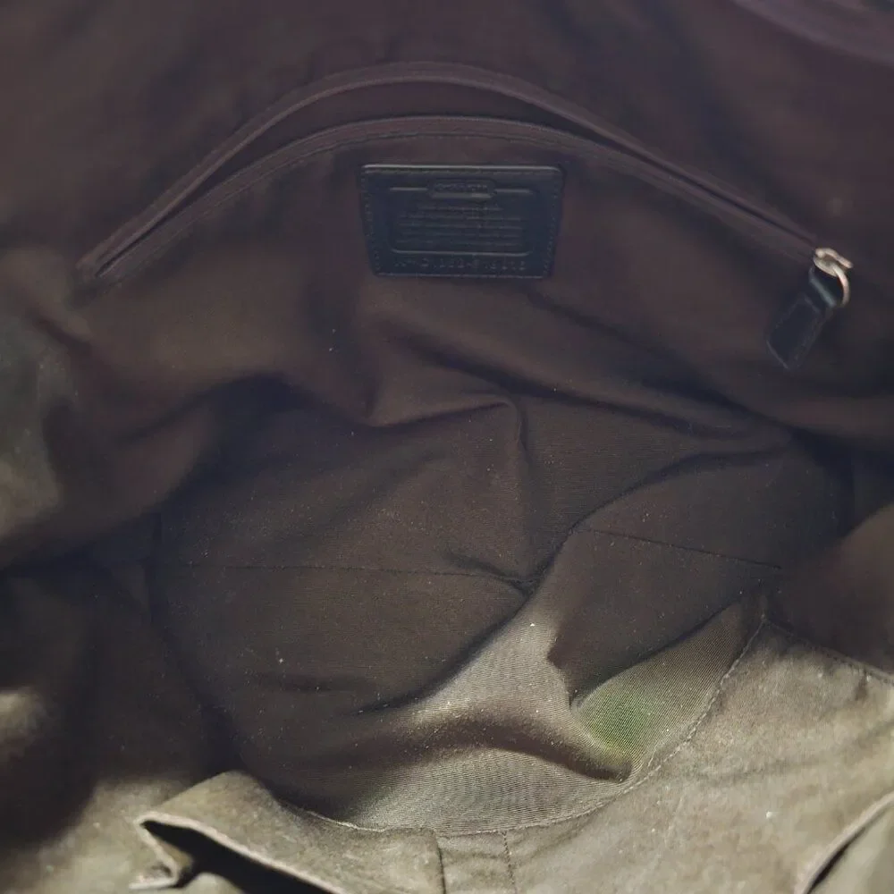 Coach Peyton Pocket Purse Shoulder Bag in Signature Canvas